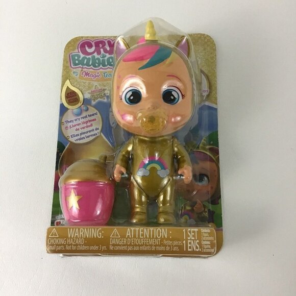 Cry Babies Magic Tears Golden Edition Doll Lady Narvie Hally Dreamy COMPLETE SET - Picture 2 of 8